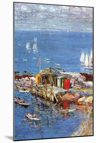 Afternoon In August-Childe Hassam-Mounted Art Print