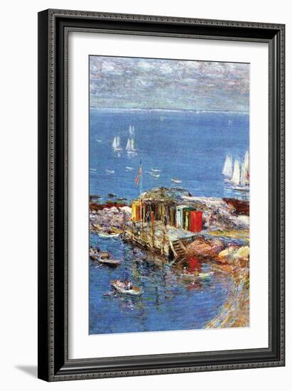 Afternoon In August-Childe Hassam-Framed Art Print