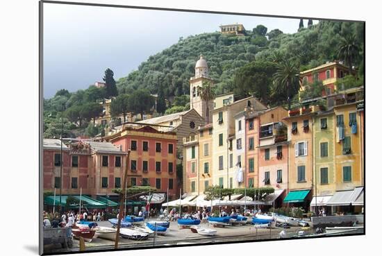 Afternoon In Portofino-Marilyn Dunlap-Mounted Art Print