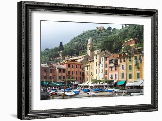 Afternoon In Portofino-Marilyn Dunlap-Framed Art Print