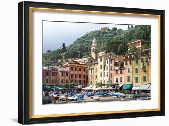 Afternoon In Portofino-Marilyn Dunlap-Framed Art Print