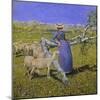 Afternoon in the Alps, 1892-Giovanni Segantini-Mounted Giclee Print