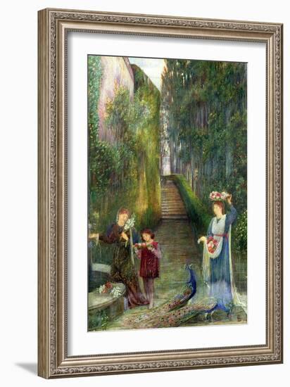 Afternoon in the Colonna Garden, Rome-Marie Spartali Stillman-Framed Giclee Print