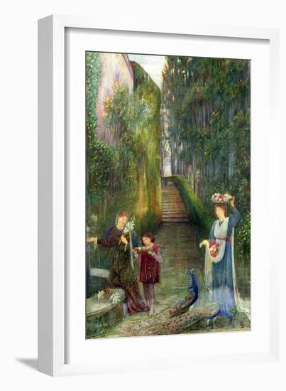 Afternoon in the Colonna Garden, Rome-Marie Spartali Stillman-Framed Giclee Print