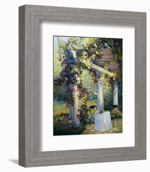 Afternoon in the Garden-Carolyne Hawley-Framed Art Print