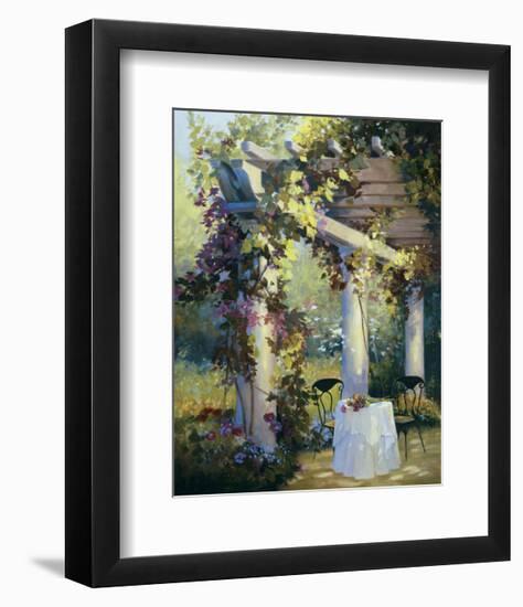 Afternoon in the Garden-Carolyne Hawley-Framed Art Print