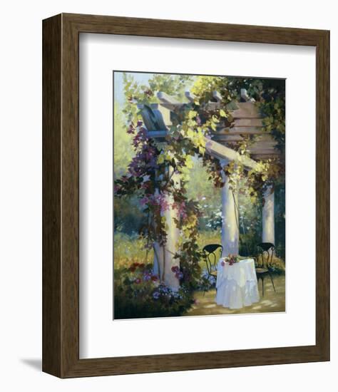 Afternoon in the Garden-Carolyne Hawley-Framed Art Print