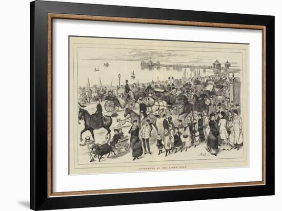 Afternoon in the King's Road-Randolph Caldecott-Framed Giclee Print