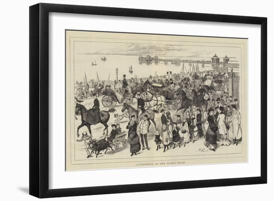 Afternoon in the King's Road-Randolph Caldecott-Framed Giclee Print