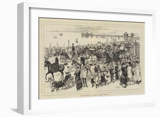 Afternoon in the King's Road-Randolph Caldecott-Framed Giclee Print