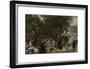 Afternoon in the Tuileries Gardens-Adolph Friedrich Erdmann von Menzel-Framed Giclee Print
