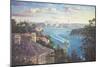 Afternoon Light Sydney Harbour-John Bradley-Mounted Giclee Print