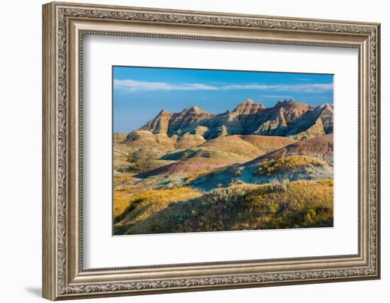 Afternoon light warms the colors in the Yellow Mounds area-John Shaw-Framed Photographic Print