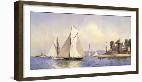 Afternoon off Cowes-Martyn Mackrill-Framed Giclee Print