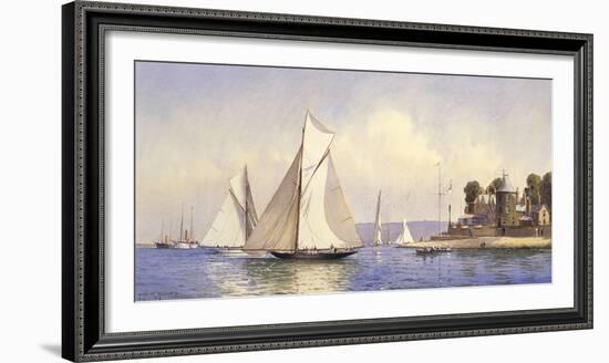 Afternoon off Cowes-Martyn Mackrill-Framed Giclee Print