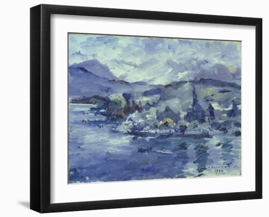 Afternoon on Lake Lucerne, 1924-Lovis Corinth-Framed Giclee Print