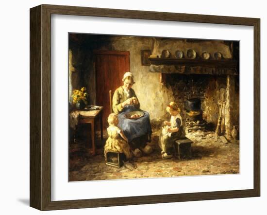 Afternoon Pastimes, 1917-Evert Pieters-Framed Giclee Print