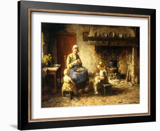 Afternoon Pastimes, 1917-Evert Pieters-Framed Giclee Print