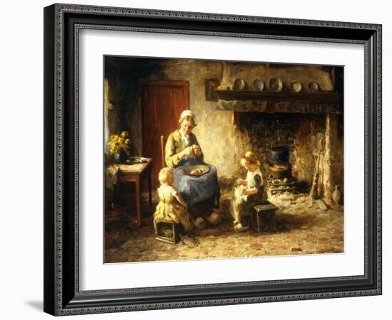 Afternoon Pastimes, 1917-Evert Pieters-Framed Giclee Print