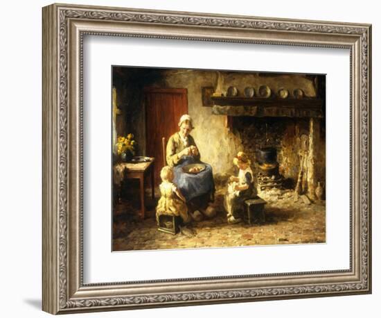 Afternoon Pastimes, 1917-Evert Pieters-Framed Giclee Print