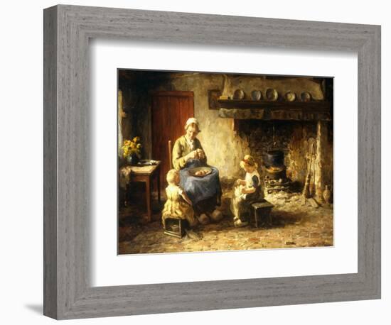 Afternoon Pastimes, 1917-Evert Pieters-Framed Giclee Print