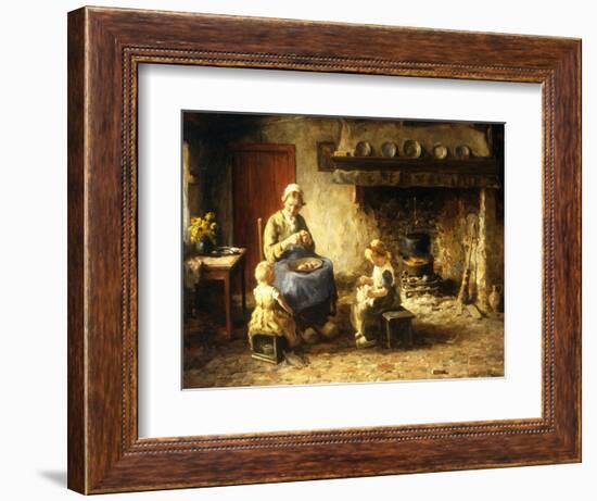 Afternoon Pastimes, 1917-Evert Pieters-Framed Giclee Print