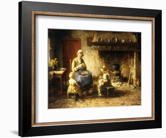 Afternoon Pastimes, 1917-Evert Pieters-Framed Giclee Print