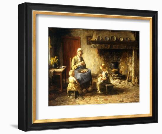 Afternoon Pastimes, 1917-Evert Pieters-Framed Giclee Print