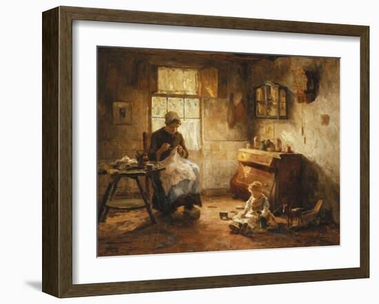 Afternoon Pastimes-Evert Pieters-Framed Giclee Print