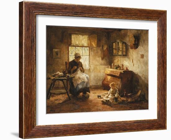 Afternoon Pastimes-Evert Pieters-Framed Giclee Print