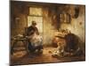 Afternoon Pastimes-Evert Pieters-Mounted Giclee Print