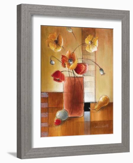 Afternoon Poppy Still Life I-Lanie Loreth-Framed Art Print