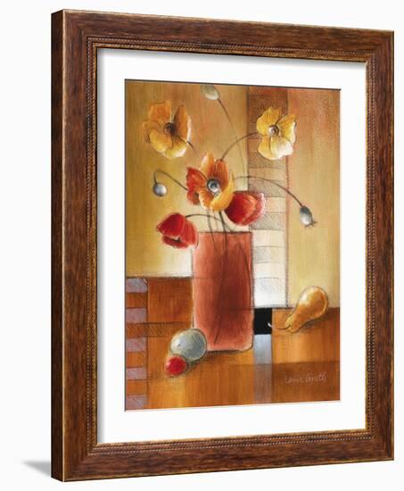 Afternoon Poppy Still Life I-Lanie Loreth-Framed Art Print