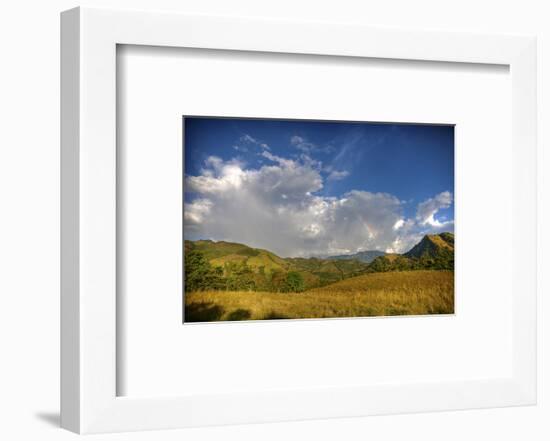 Afternoon Rainbow and Clouds-Nish Nalbandian-Framed Art Print