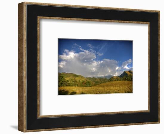 Afternoon Rainbow and Clouds-Nish Nalbandian-Framed Art Print