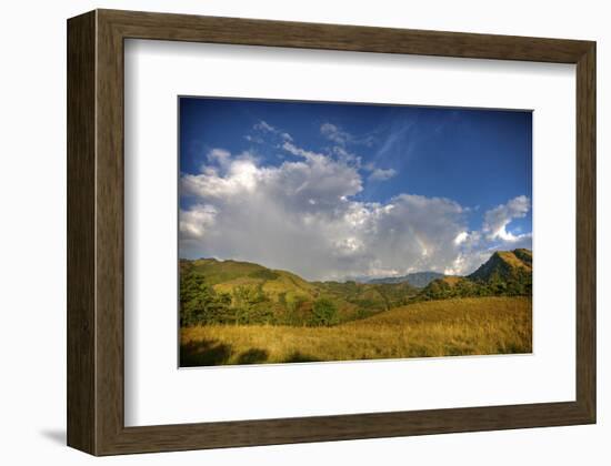 Afternoon Rainbow and Clouds-Nish Nalbandian-Framed Art Print