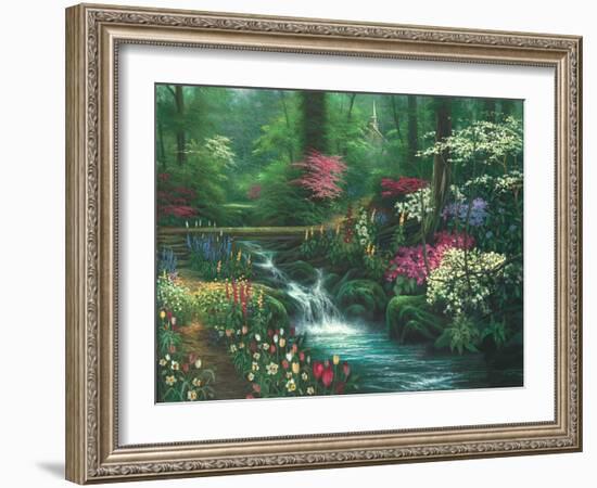 Afternoon Reflection-Egidio Antonaccio-Framed Art Print