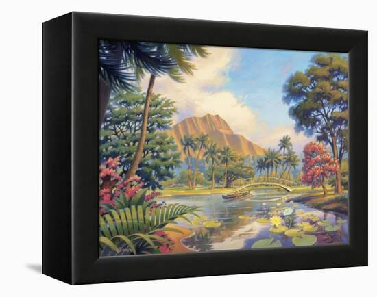 Afternoon Reflections-Kerne Erickson-Framed Stretched Canvas