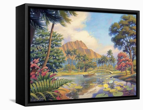 Afternoon Reflections-Kerne Erickson-Framed Stretched Canvas