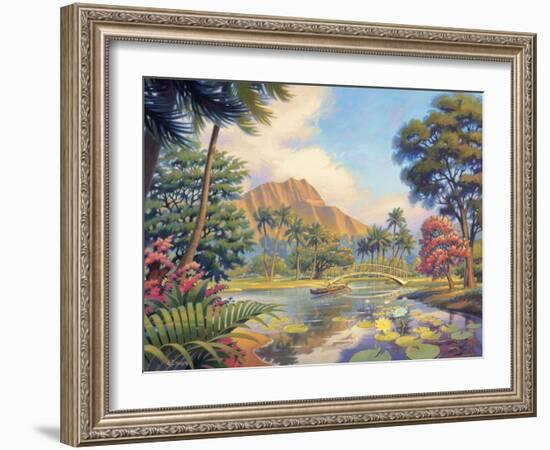 Afternoon Reflections-Kerne Erickson-Framed Art Print