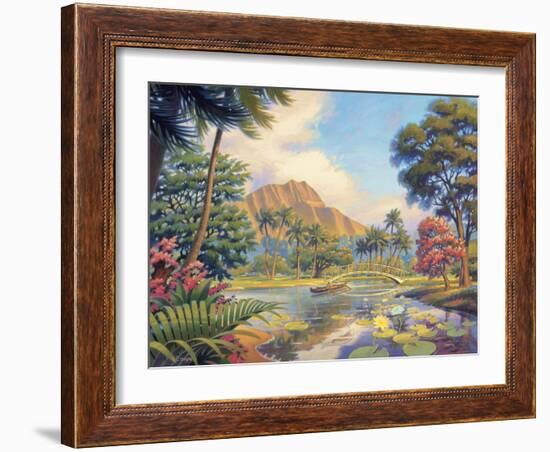 Afternoon Reflections-Kerne Erickson-Framed Art Print