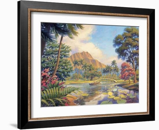 Afternoon Reflections-Kerne Erickson-Framed Art Print