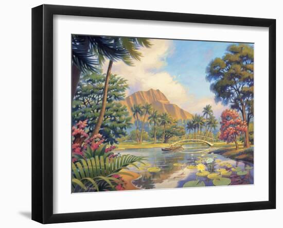 Afternoon Reflections-Kerne Erickson-Framed Art Print