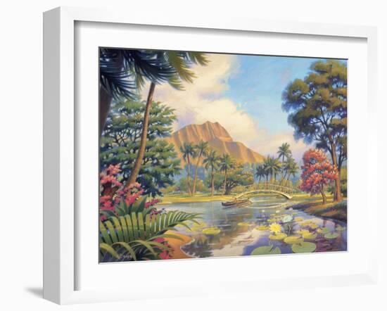 Afternoon Reflections-Kerne Erickson-Framed Art Print