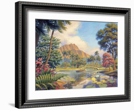 Afternoon Reflections-Kerne Erickson-Framed Art Print