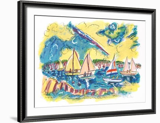 Afternoon Sails-Wayne Ensrud-Framed Limited Edition