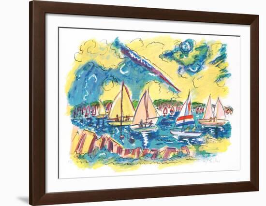 Afternoon Sails-Wayne Ensrud-Framed Limited Edition