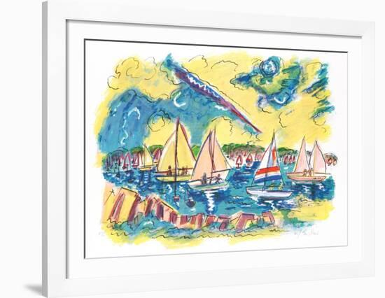 Afternoon Sails-Wayne Ensrud-Framed Limited Edition