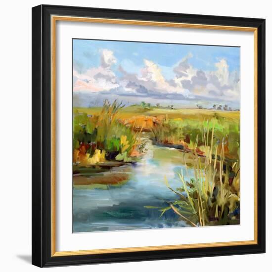 Afternoon Skies-Carol Hallock-Framed Art Print