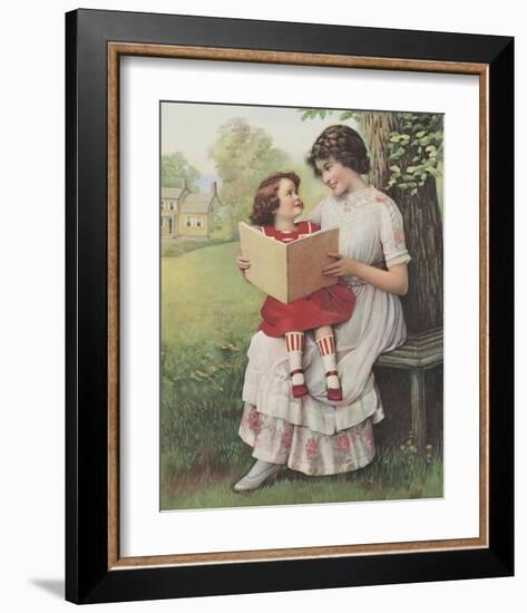 Afternoon Story Time-null-Framed Art Print
